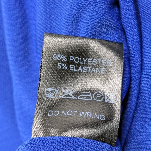 The Fold London Belleville WomensTop Small Royal Blue Knit Long Sleeve Blouse - Picture 16 of 16